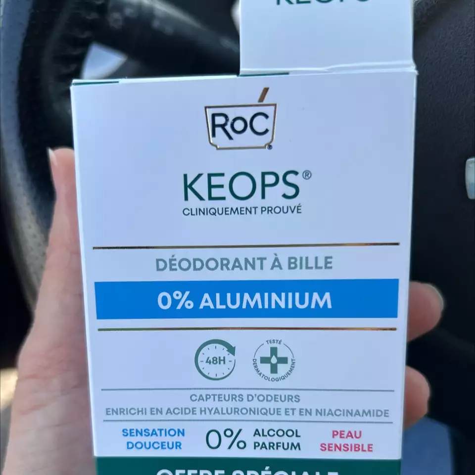 ROC - Keops - Déodorant à bille 0% aluminium