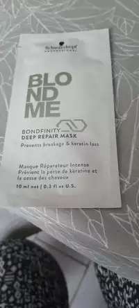 SCHWARZKOPF - Blond me - Masque réparateur intense