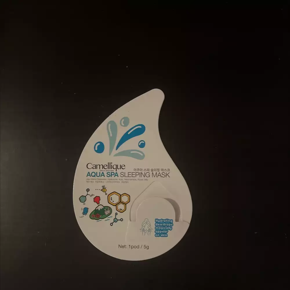 CAMELLIQUE - Aqua Spa sleeping mask