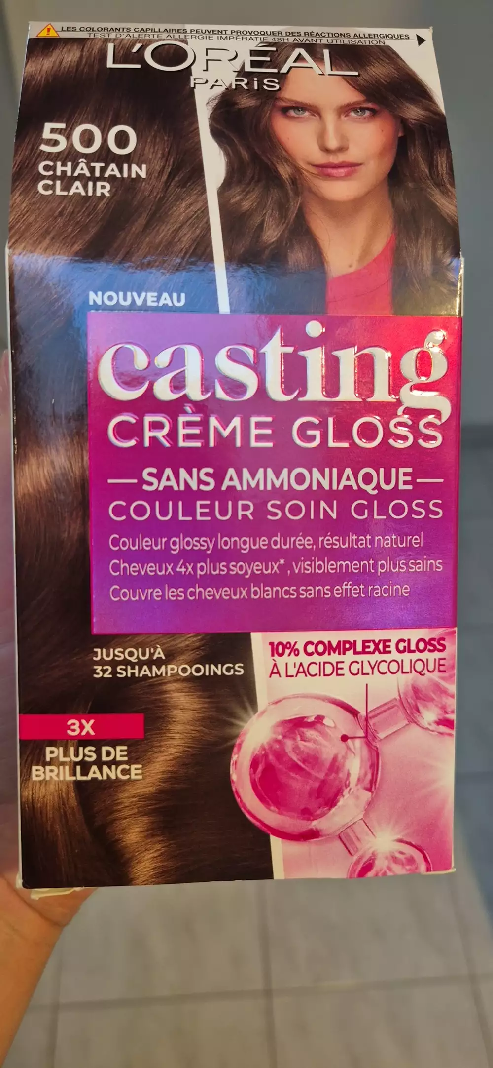L'ORÉAL - Casting - Crème gloss 500 châtain clair