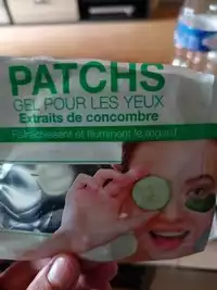 MODÉLITE - Patchs gel pour les yeux  cocombre