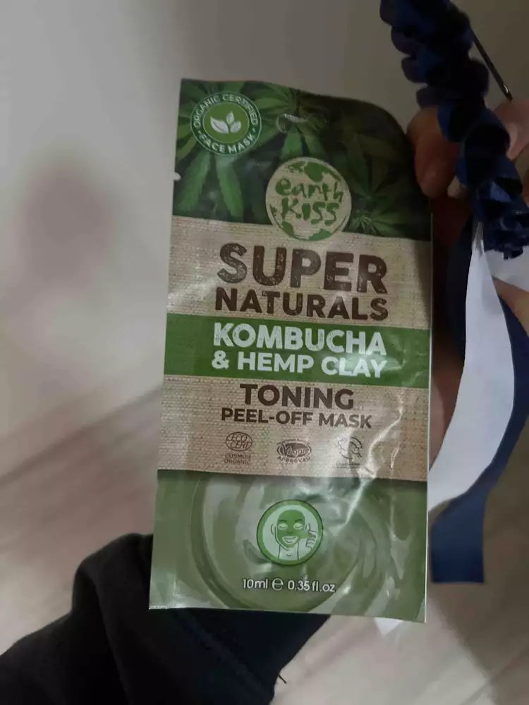 SUPERNATURAL - Kombucha & hemp clay - Toning peel-off mask