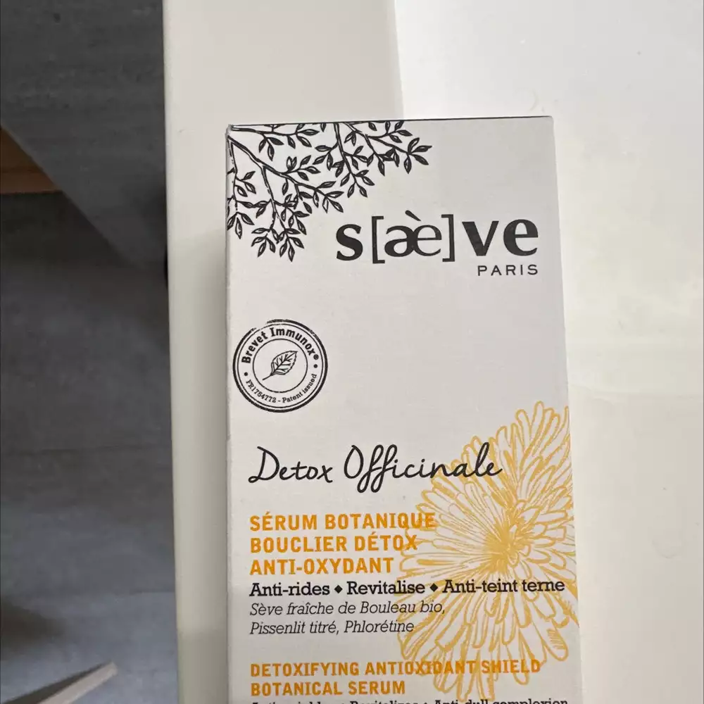 SAÈVE - Détox officinale - Sérum botanique