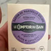 LE COMPTOIR DU BAIN - Olive & lavande - Savon de Marseille solide extra doux