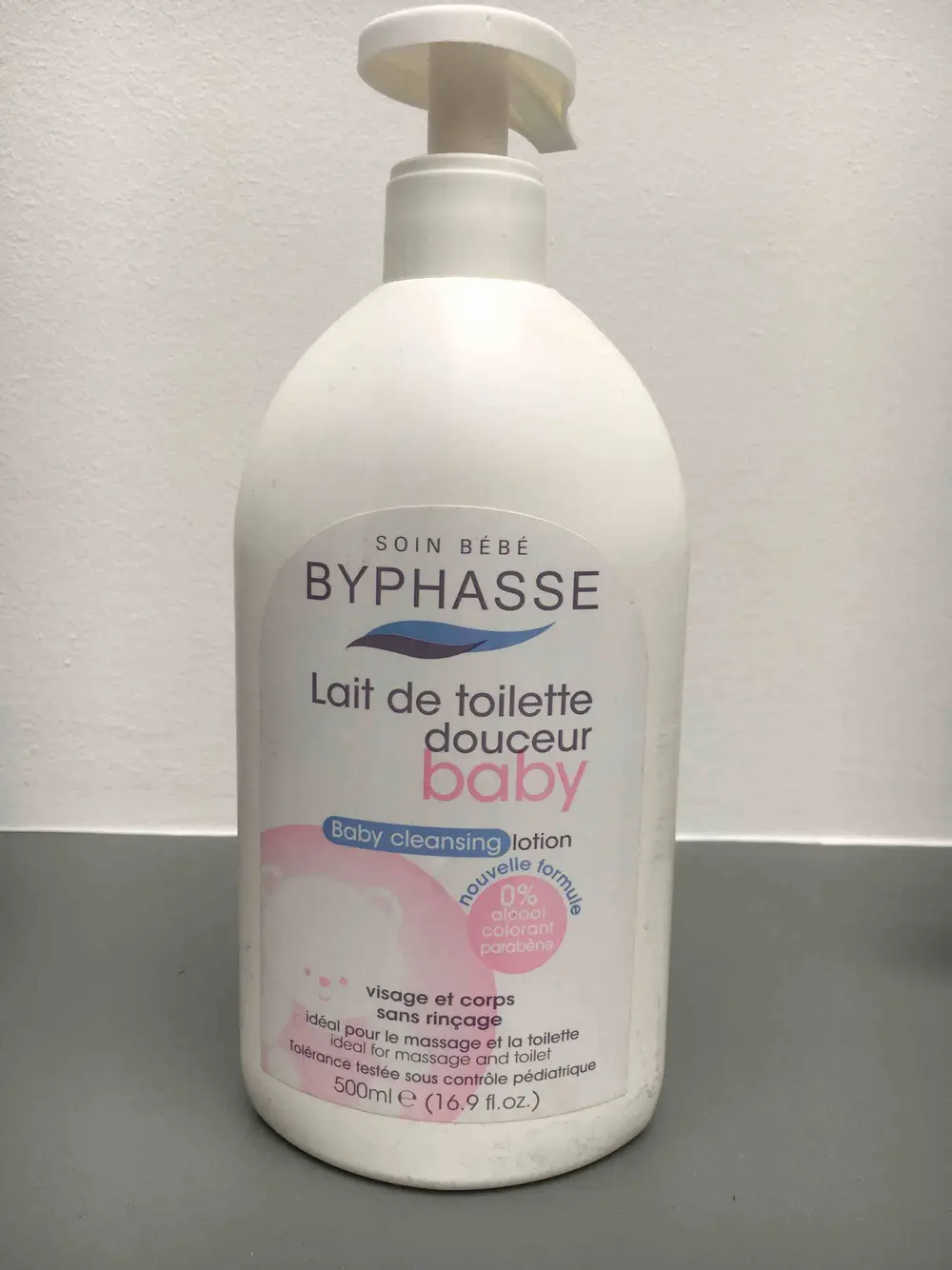 BYPHASSE - Lait de toilette douceur baby visage et corps