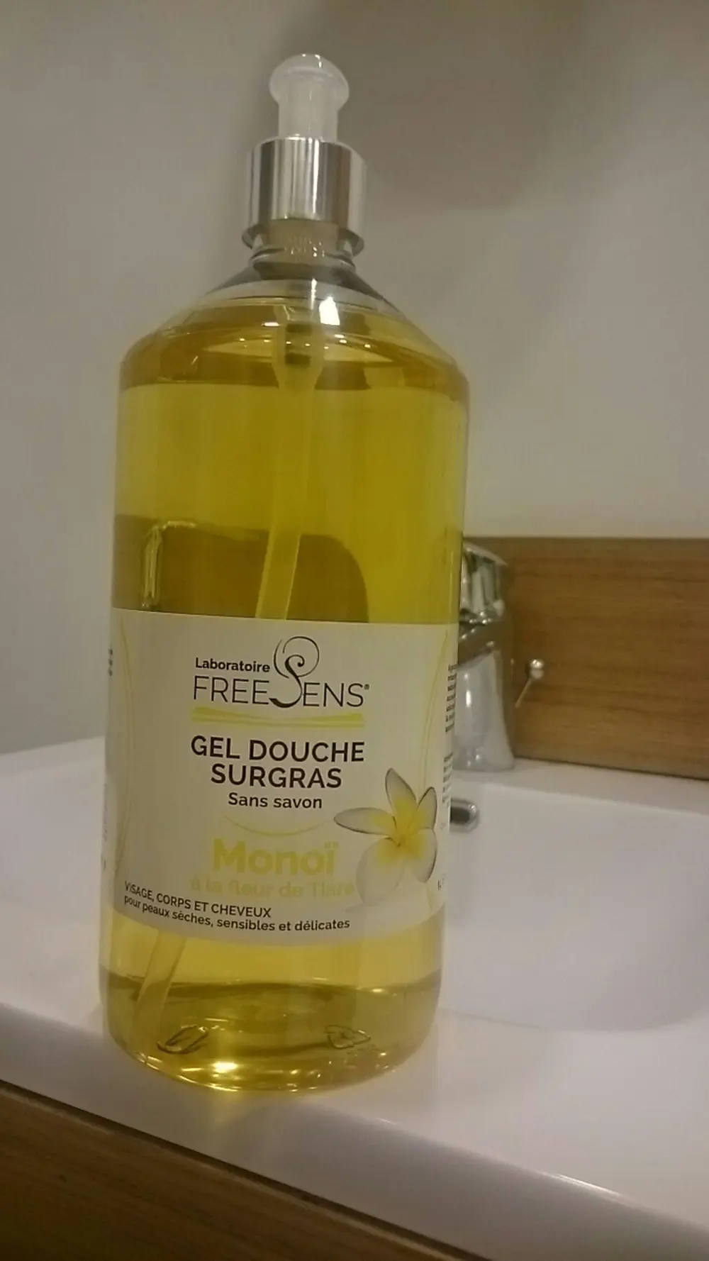 FREESENS - Monoï - Gel douche surgras sans savon