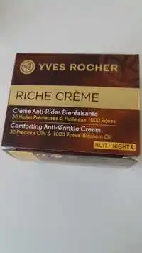 YVES ROCHER - Riche Crème anti-rides bienfaisante nuit
