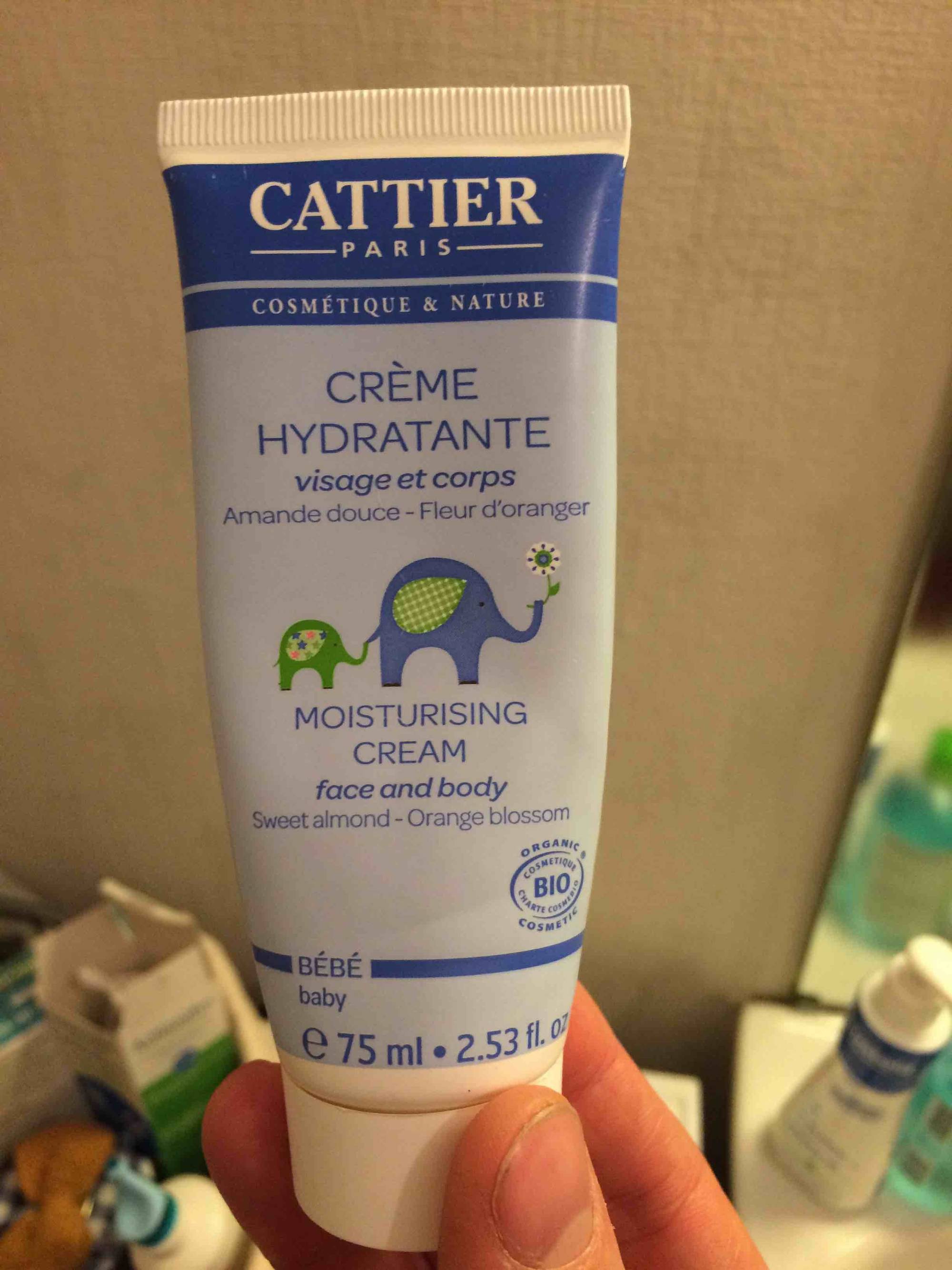 CATTIER - Crème hydratante visage et corps bébé bio