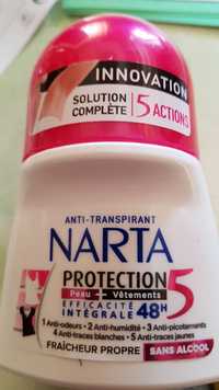 NARTA - Protection 5 - Déodorant anti-transpirant efficacité intégrale 48h
