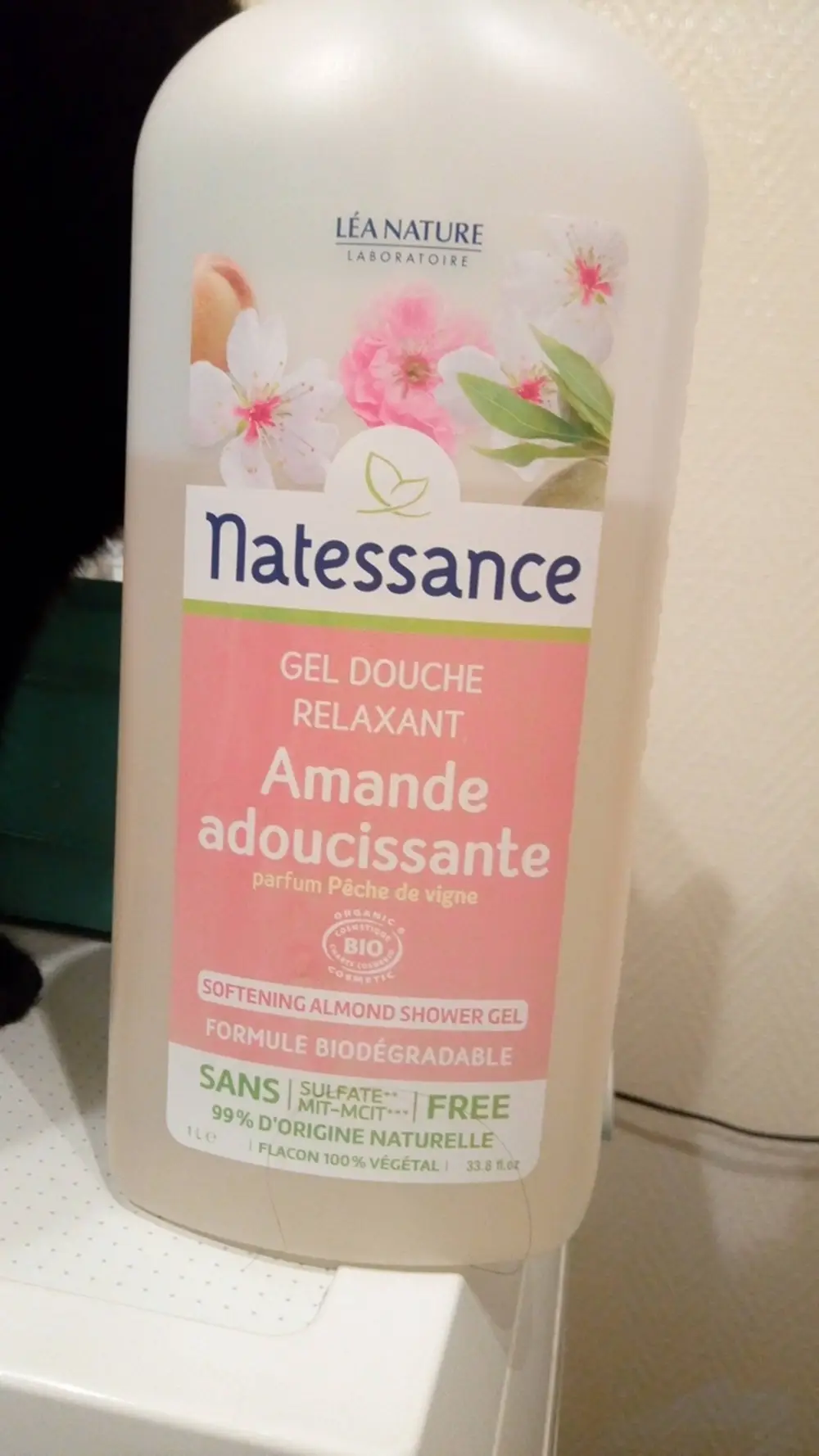 NATESSANCE - Gel douche relaxant - amande adoucissante