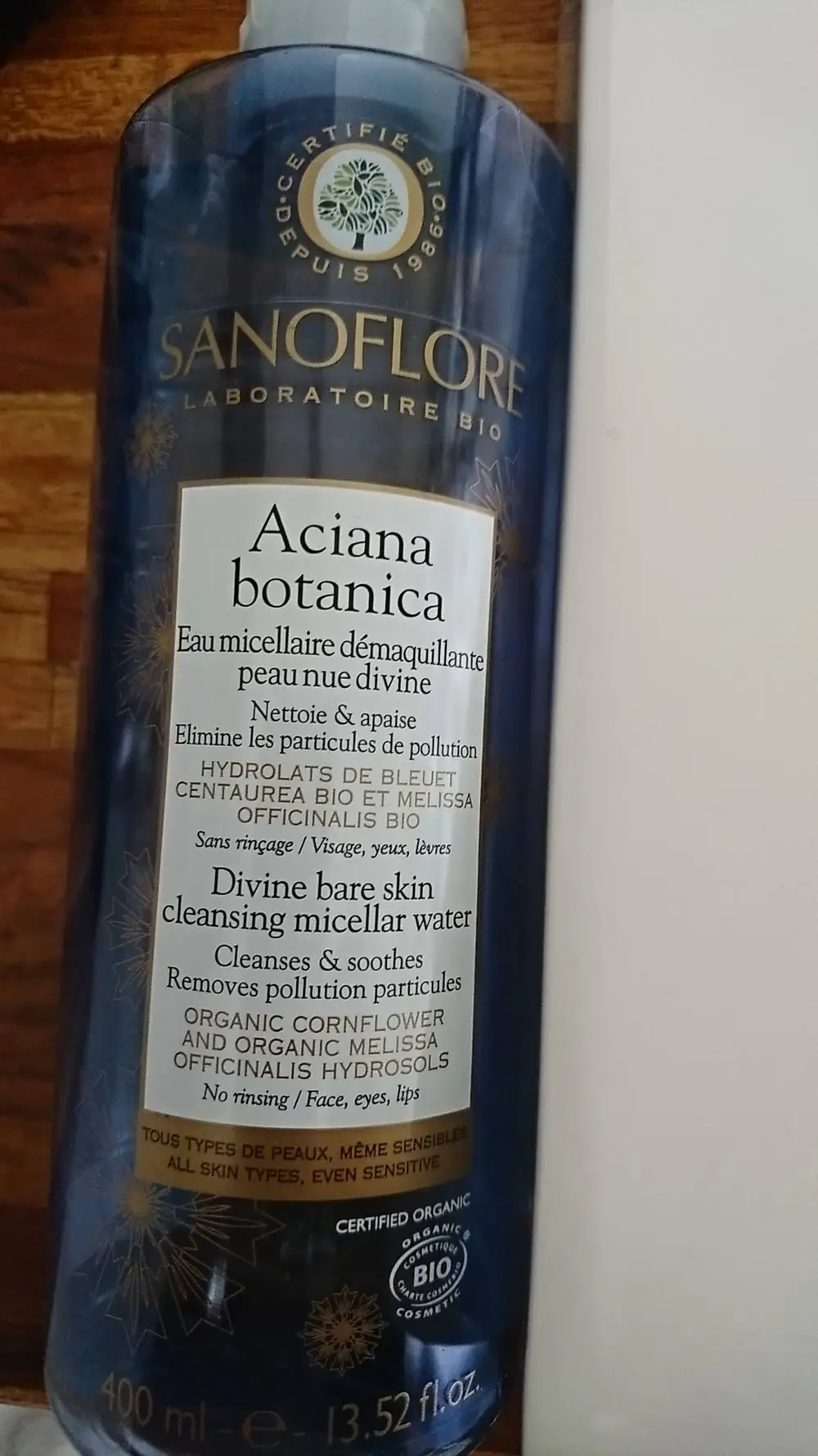 SANOFLORE - Aciana botanica - Eau micellaire démaquillante