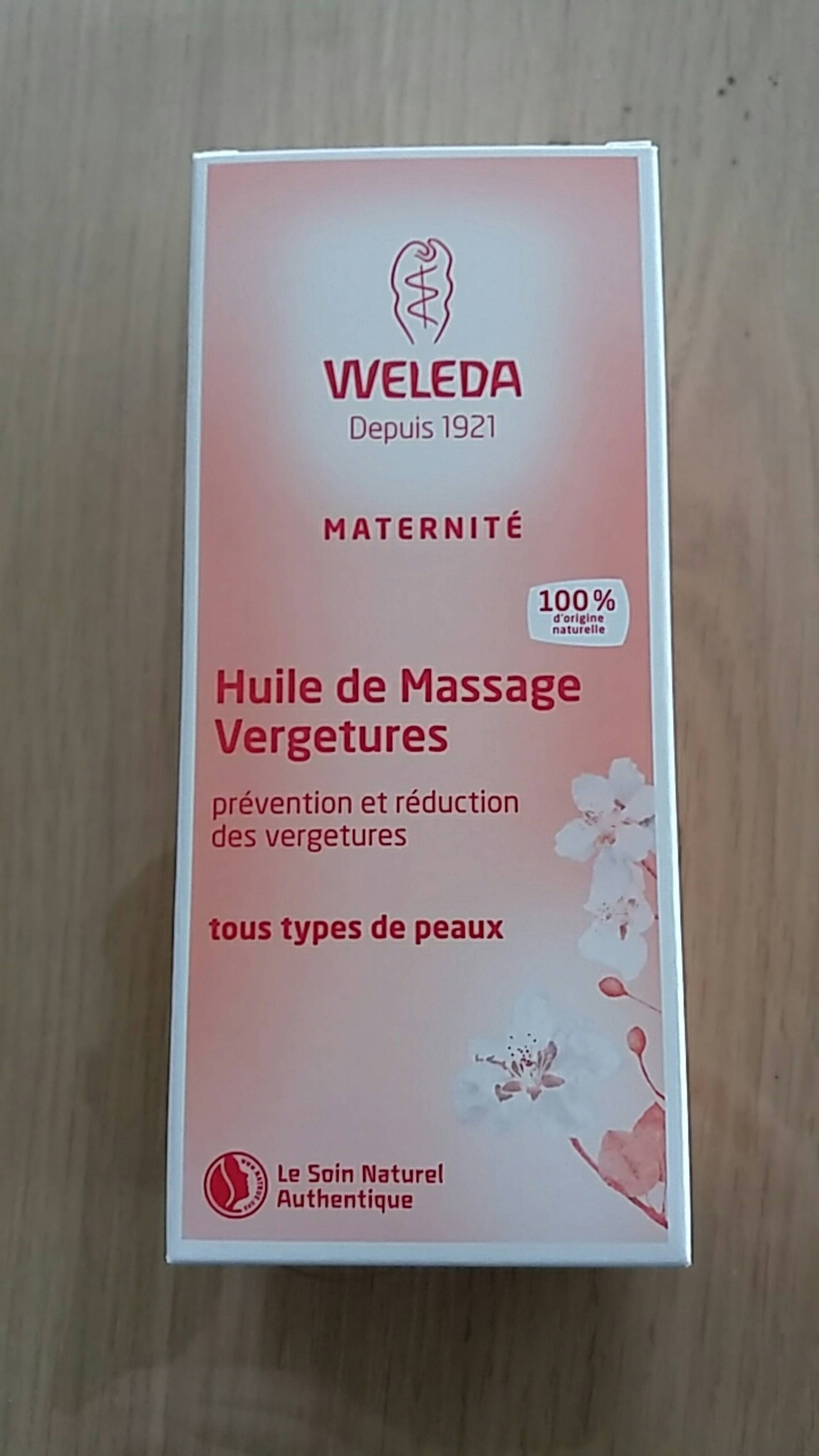 WELEDA - Matérnité - Huile de massage vergeture