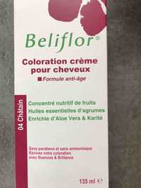 BELIFLOR - 04 Châtain - Coloration crème pour cheveux