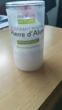 PROPOS'NATURE - Déodorant minéral pierre d'alun 