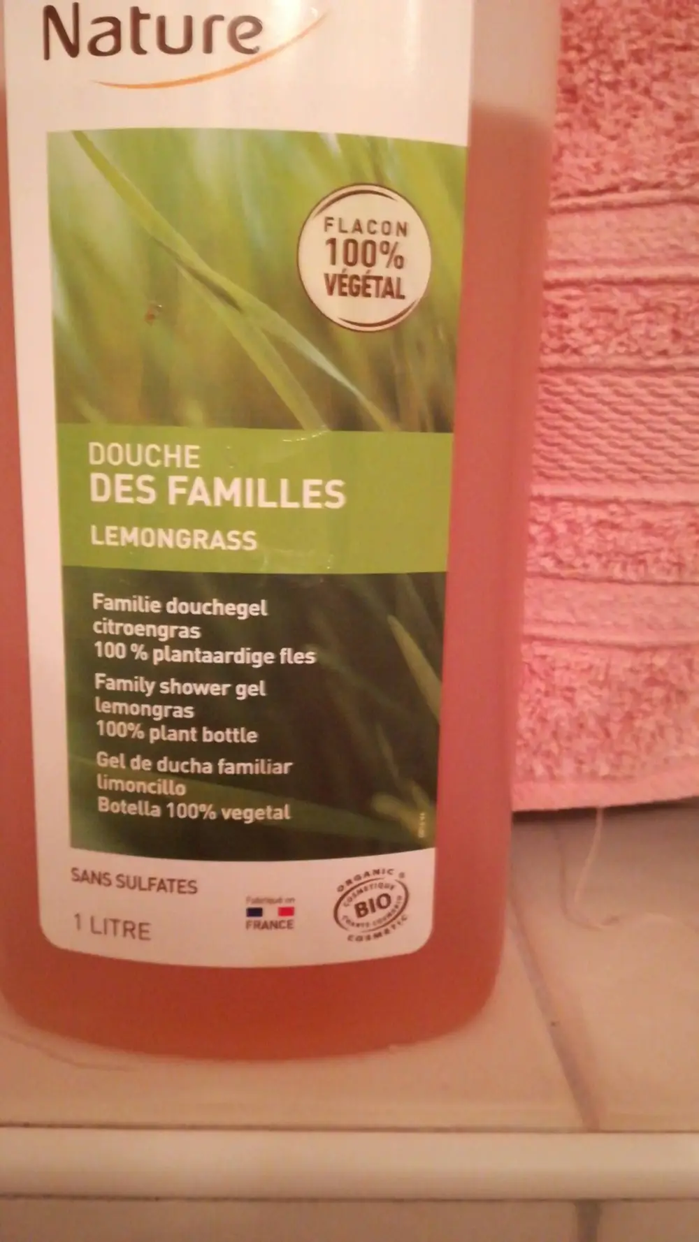 DOUCE NATURE - Douche des familles lemongrass