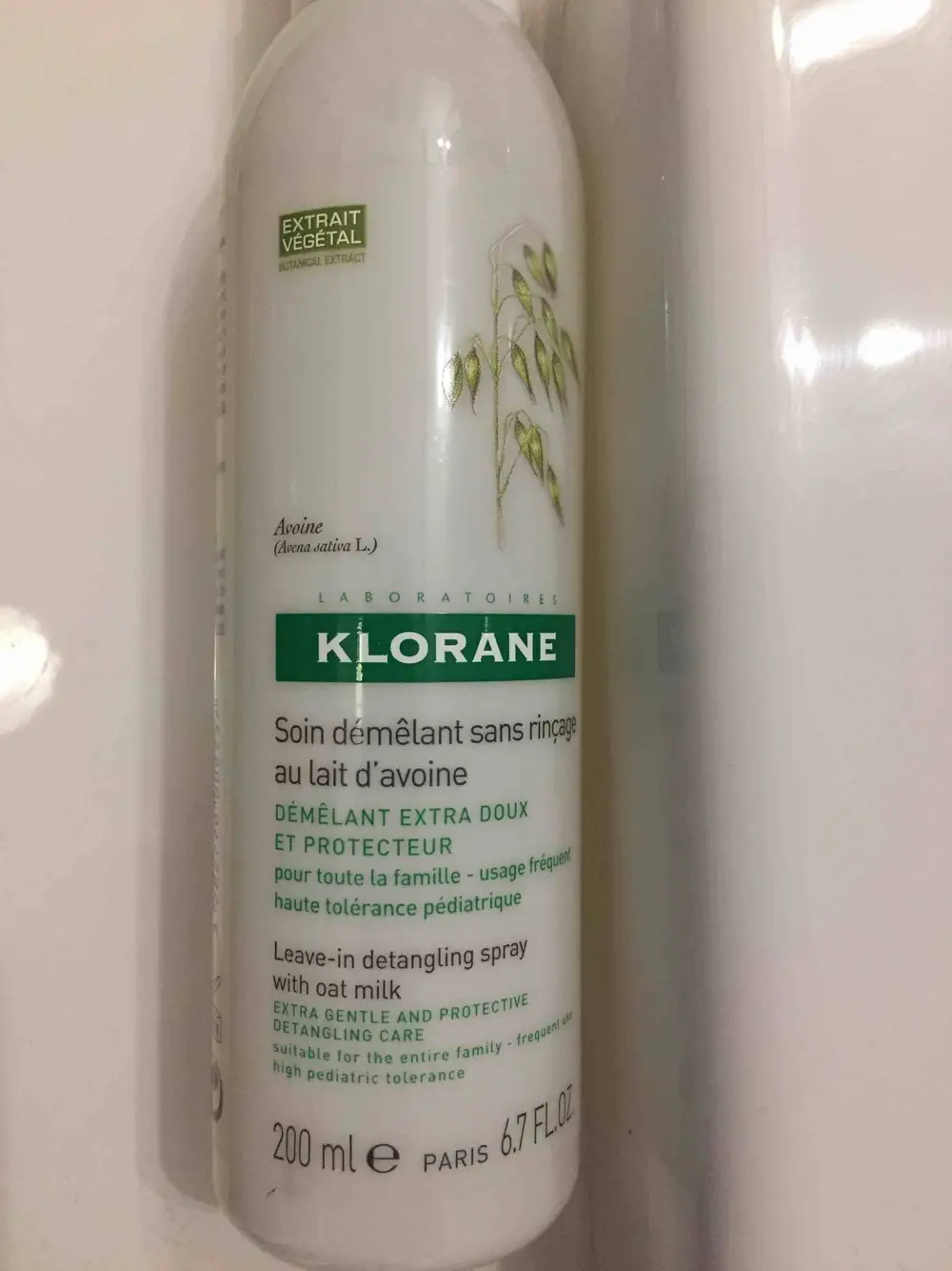 KLORANE - Soin démêlant sans rinçage au lait d'avoine