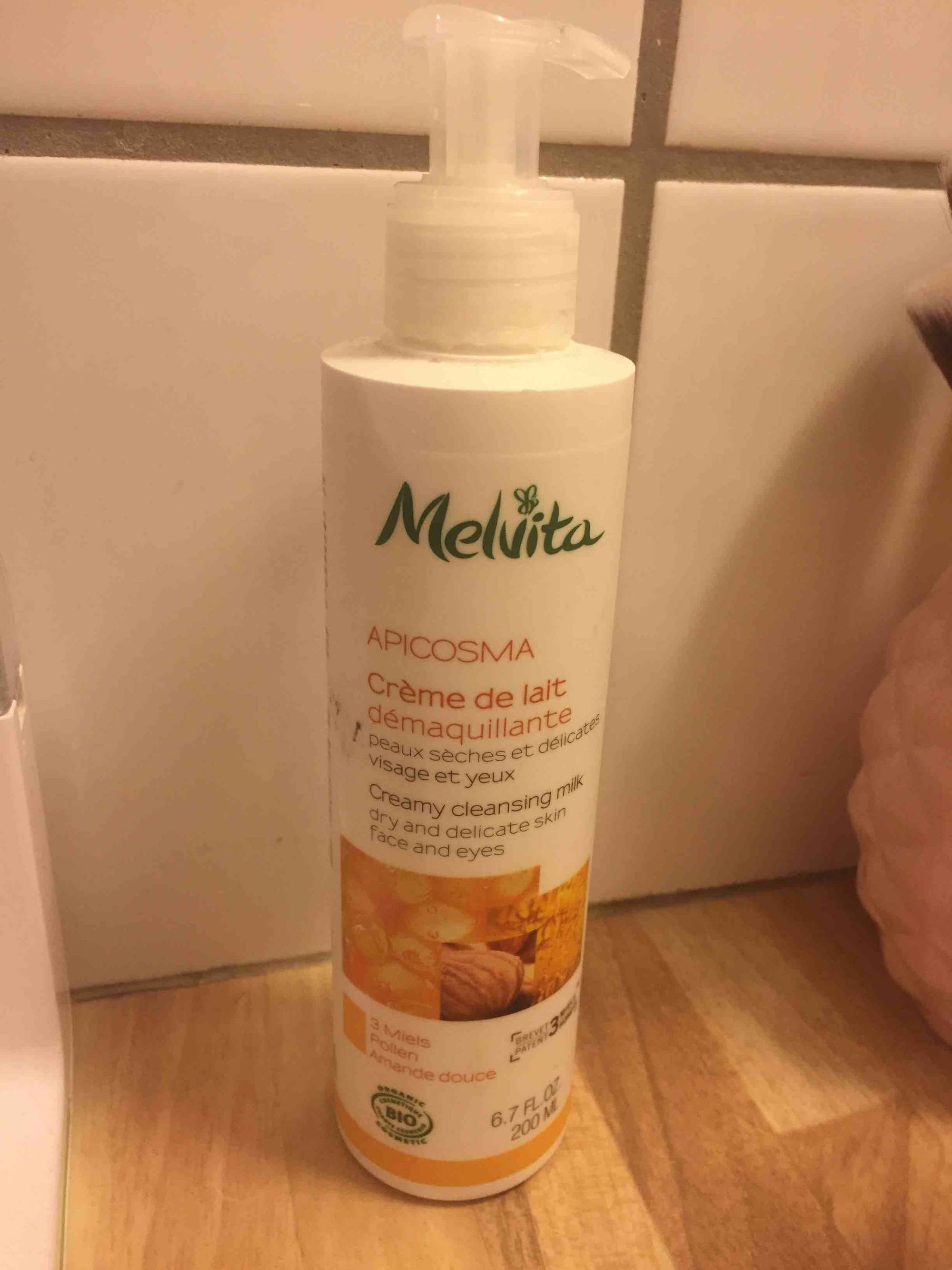 MELVITA - Apicosma - Crème de lait démaquillante bio