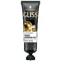 GLISS - Schwarzkopf Gliss - Masque Hair Repair 'SOS' Ultimate Repair Cheveux Extremement Abimes Secs - tube 20 ml