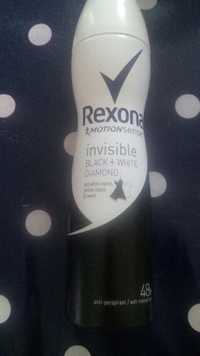 REXONA - Motionsense - Déodorants invisible black + white diamond