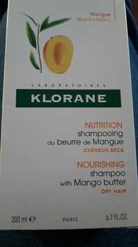 KLORANE - Nutrition - Shampooing au beurre de Mangue