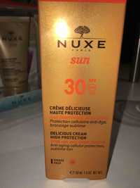 NUXE - Sun - Crème délicieuse haute protection 30 SPF 