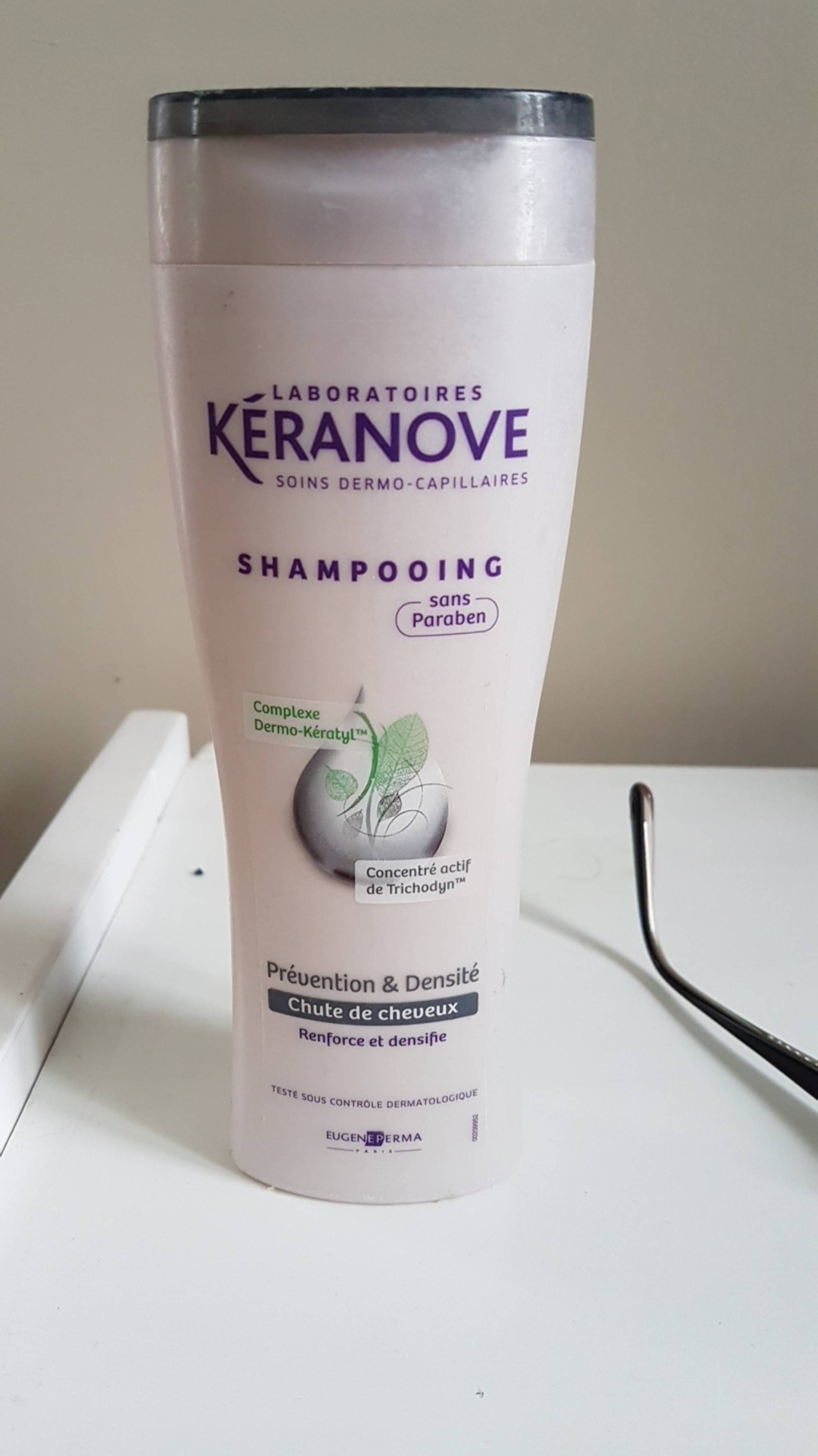 KÉRANOVE - Prévention et densité - Shampooing chute de cheveux