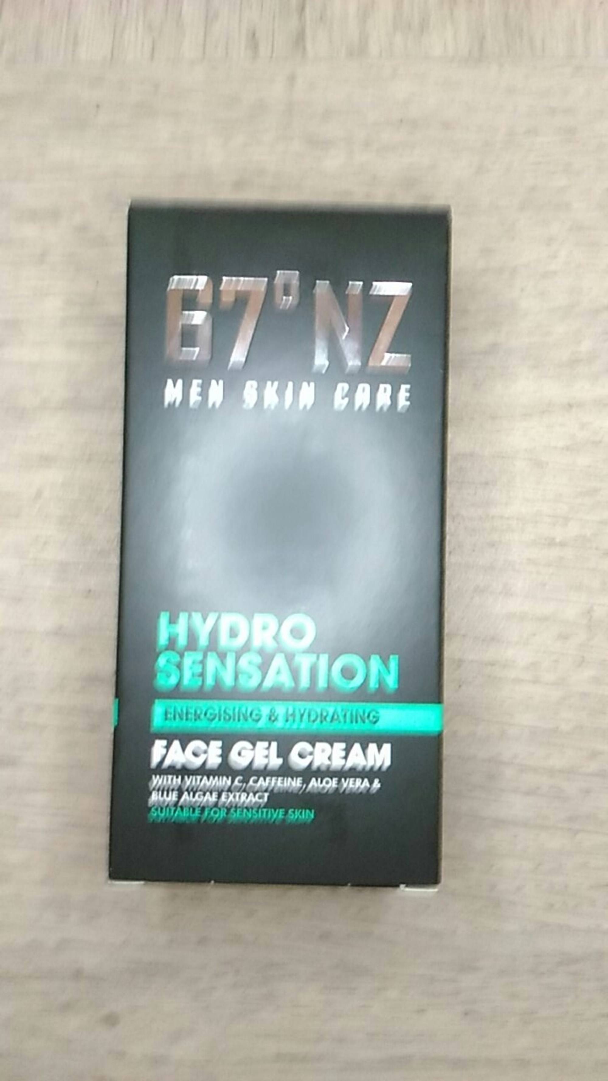 67° NZ - Hydro sensation - Face gel cream
