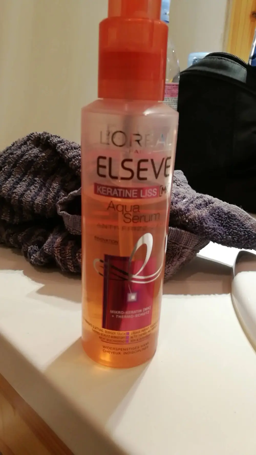 L'ORÉAL - Elsève kératine liss - Aqua sérum anti-frizz 24h