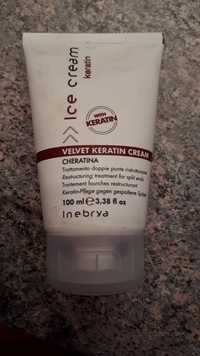 ICE CREAM INEBRYA - Velvet keratin cream