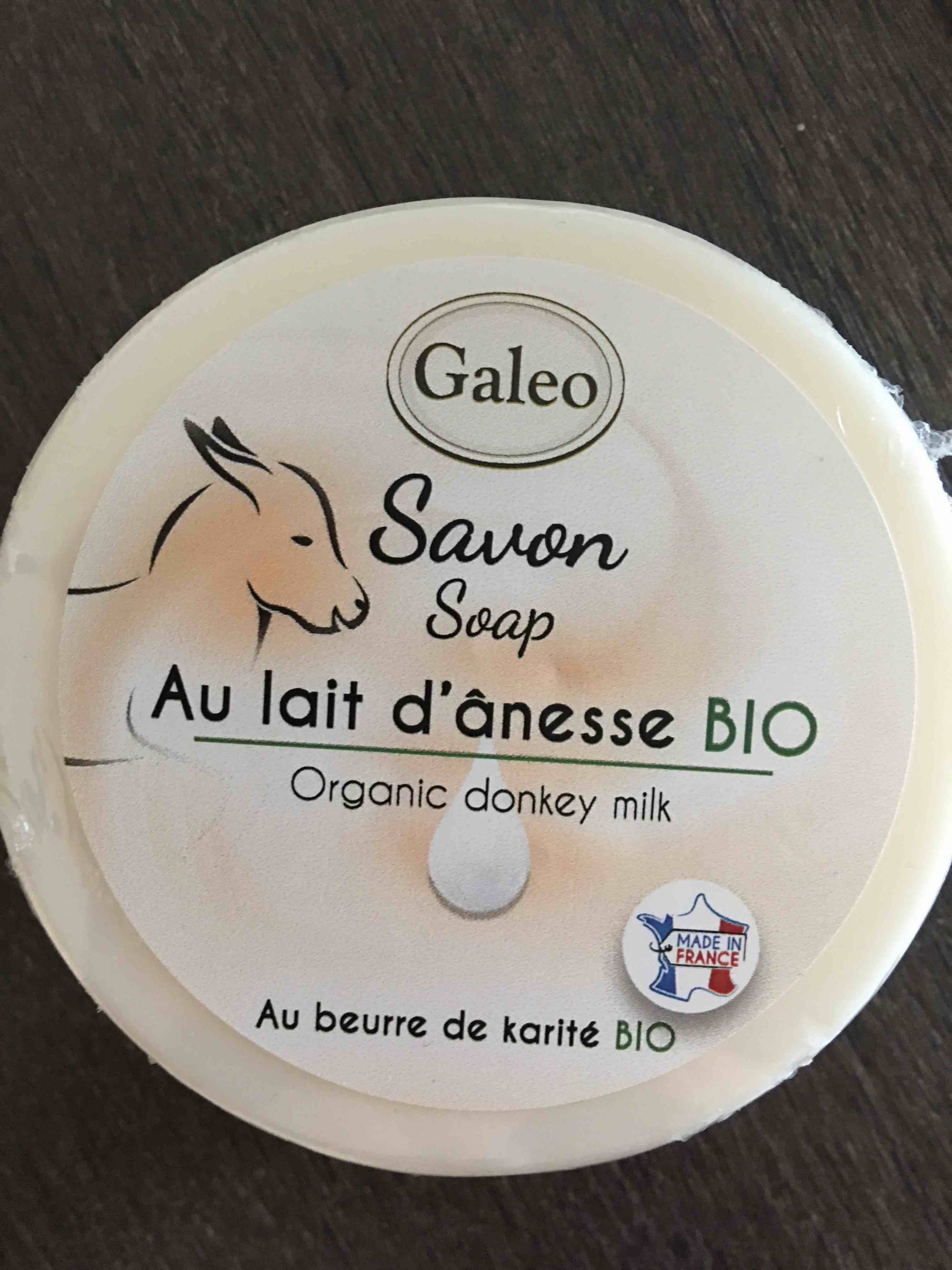 GALEO - Savon au lait d'ânesse bio et beurre de karité bio