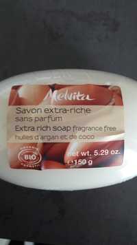 MELVITA - Savon extra-riche sans parfum