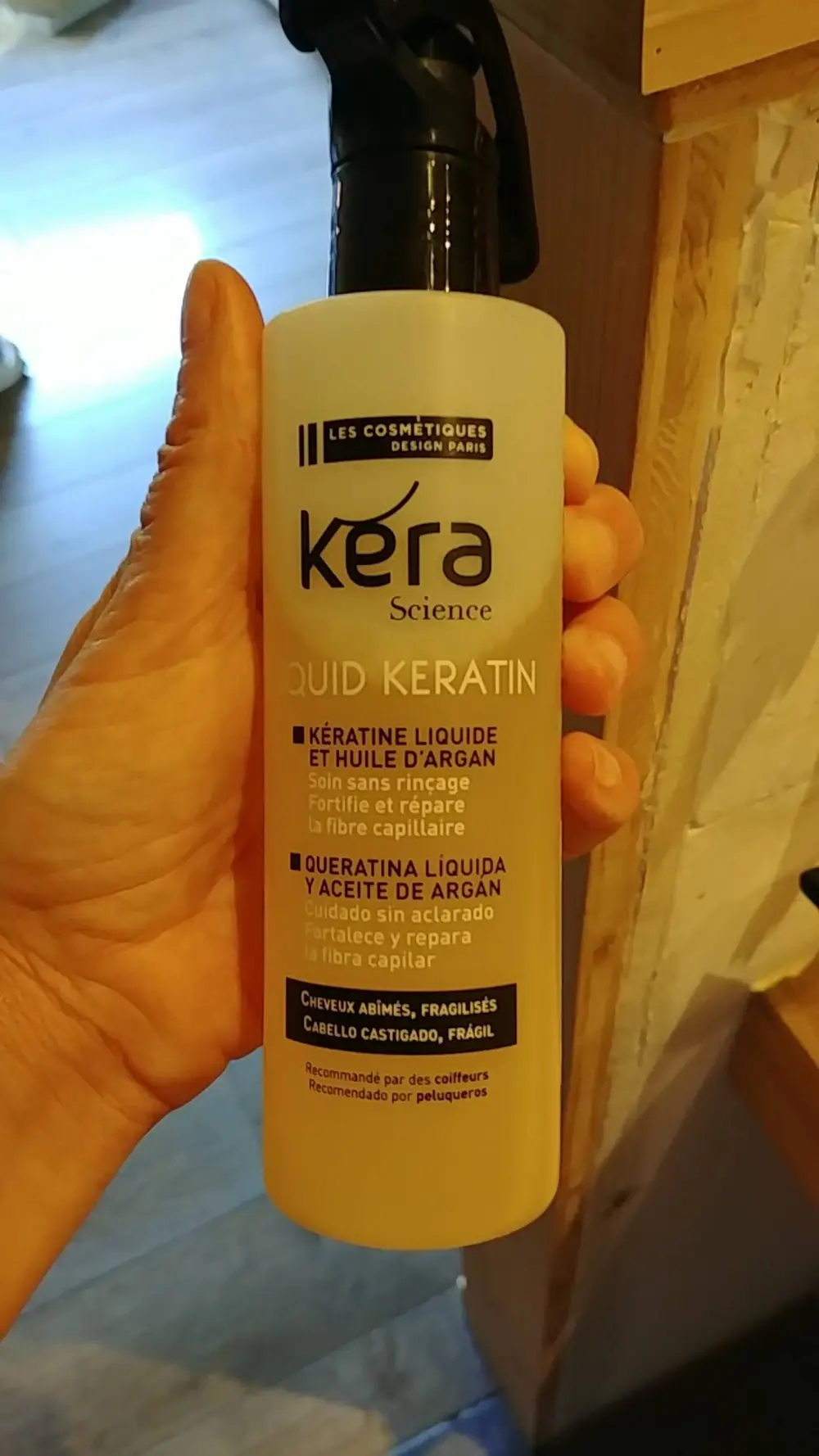 LES COSMÉTIQUES DESING PARIS - Kéra science - Kératine liquide et huile d'argan