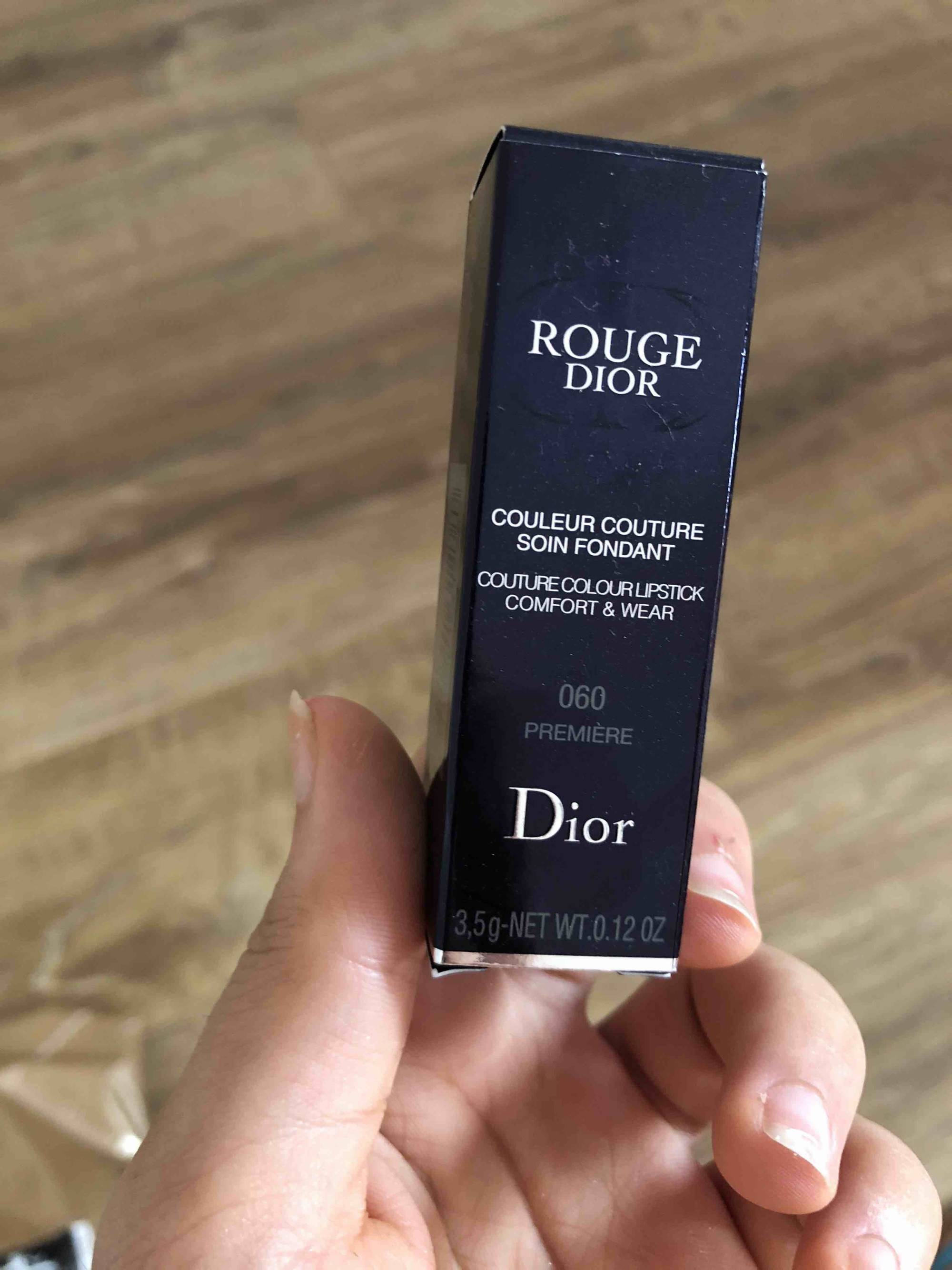DIOR - Rouge Dior - Couleur couture soin fondant 060 première