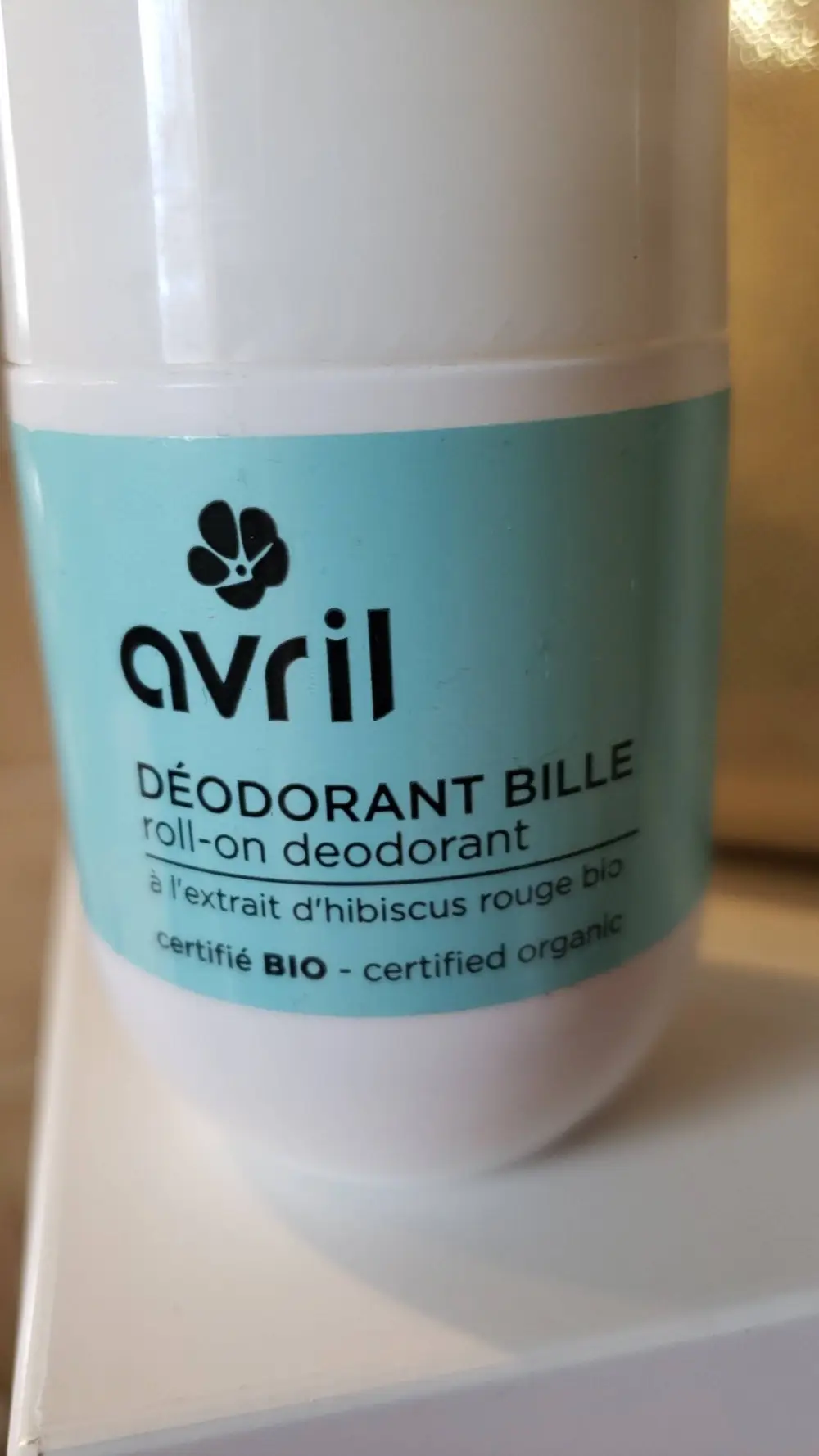 AVRIL - Déodorant bille à l'extrait d'hibiscus rouge bio