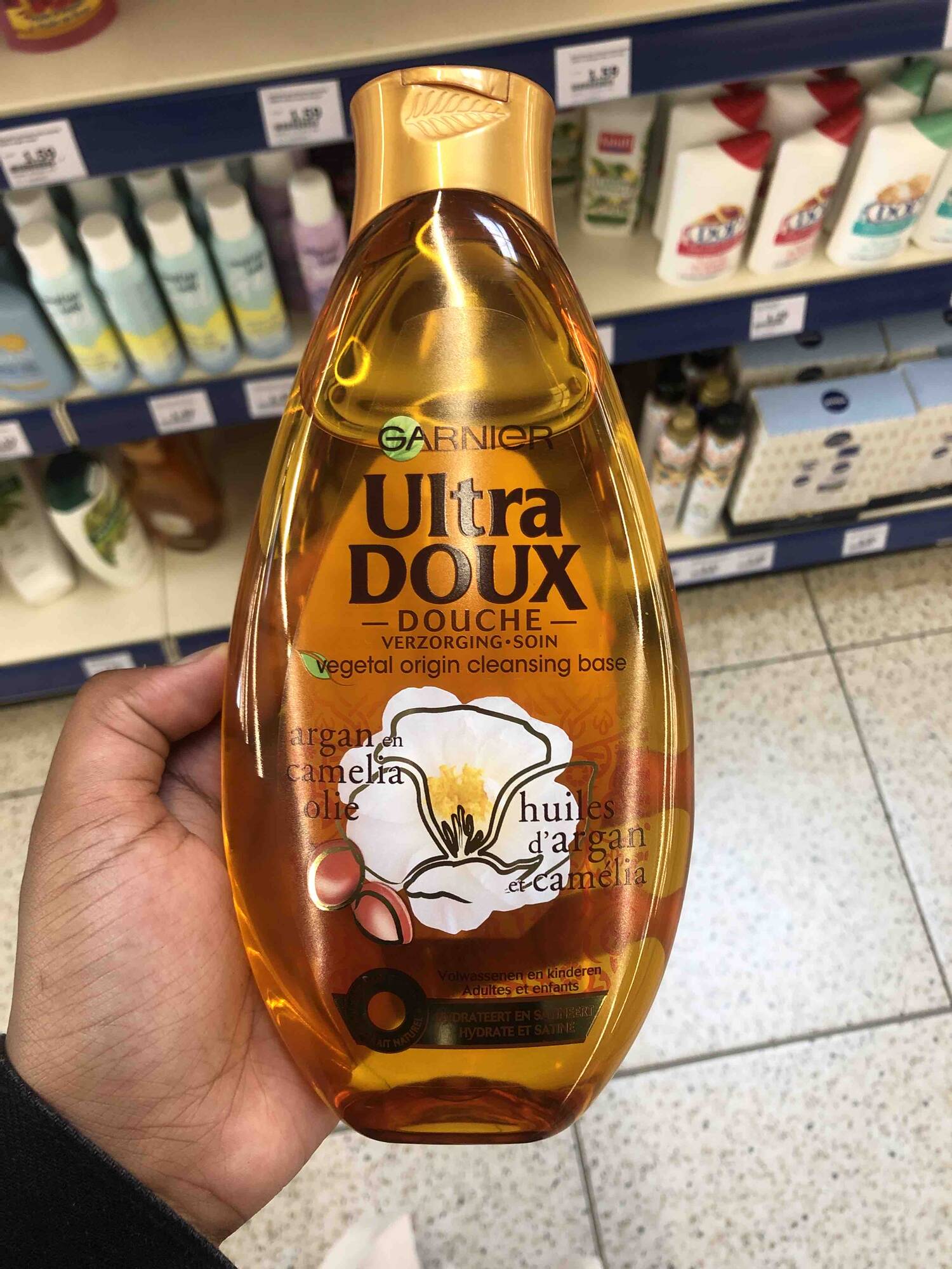 GARNIER - Ultra doux huile d'argan et camélia - Douche 