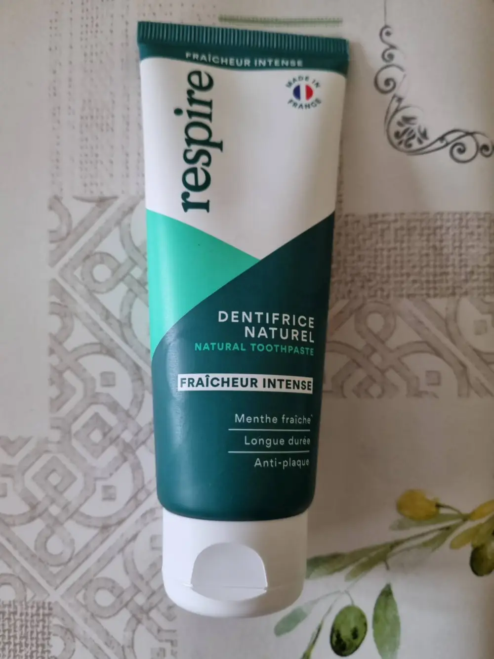 RESPIRE - Dentifrice naturel fraîcheur intense