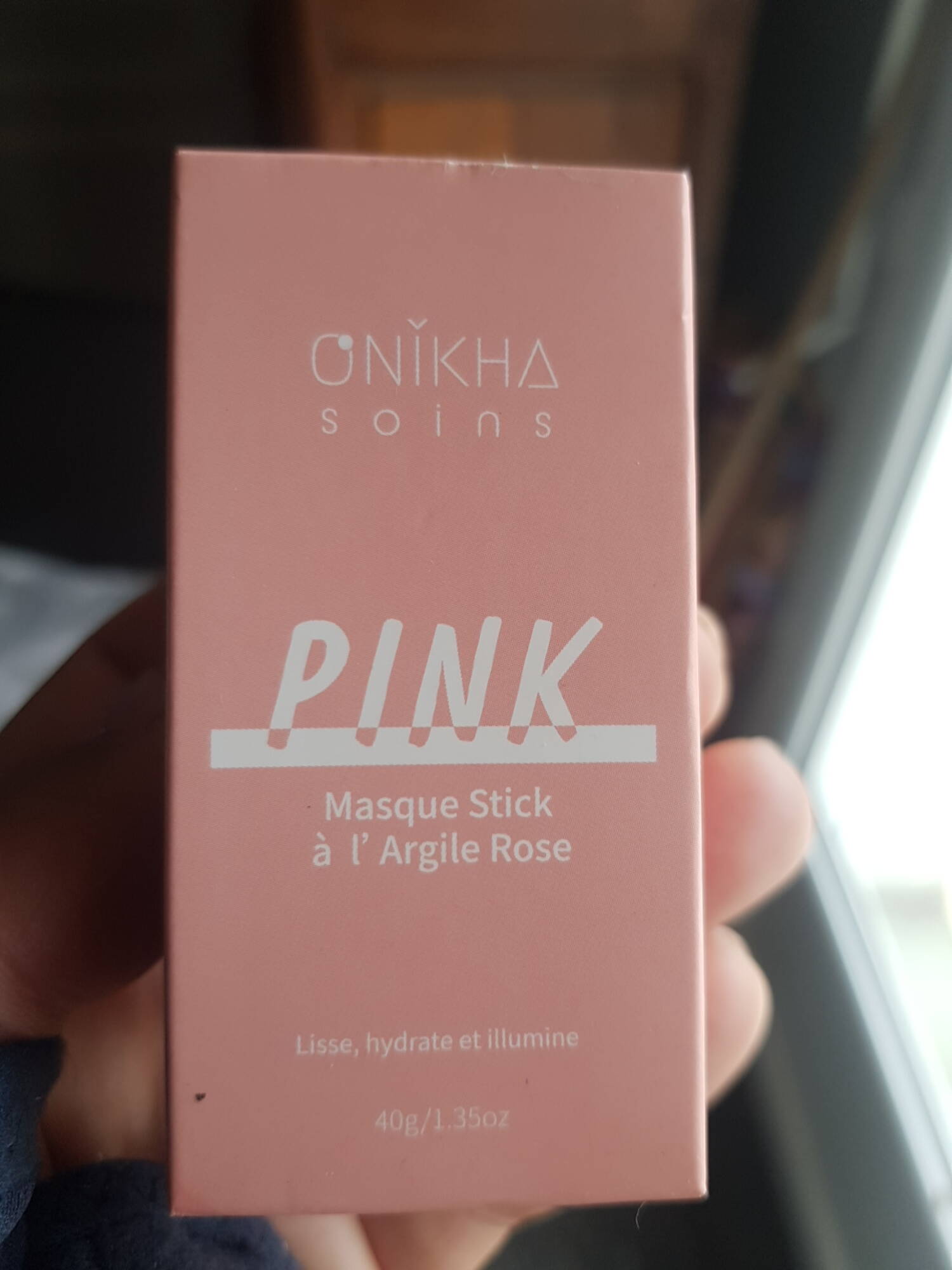 ONIKHA - Masque stick à l'argile rose