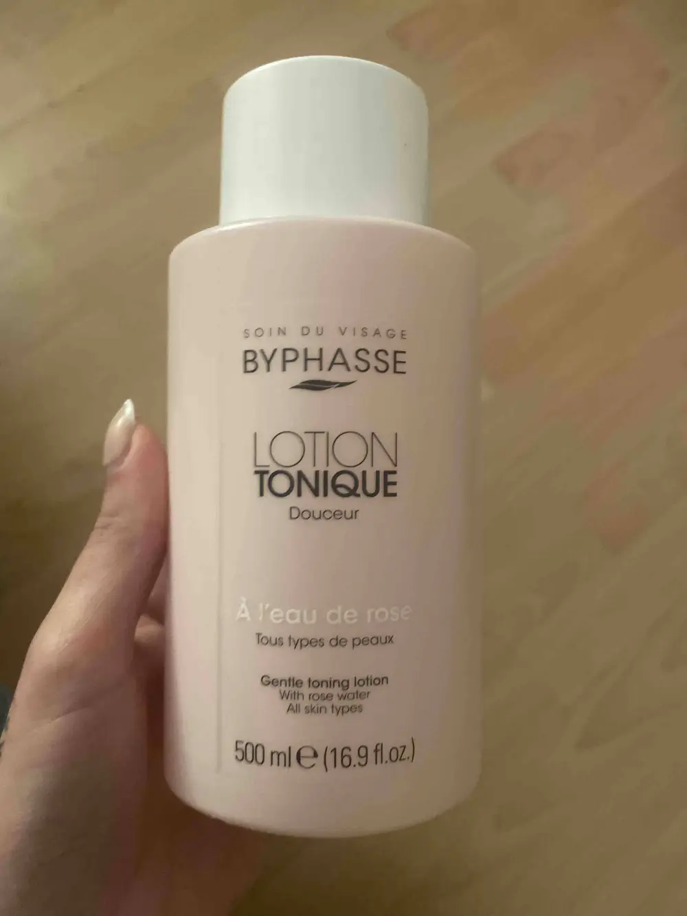 BYPHASSE - Lotion tonique douceur à l'eau de rose