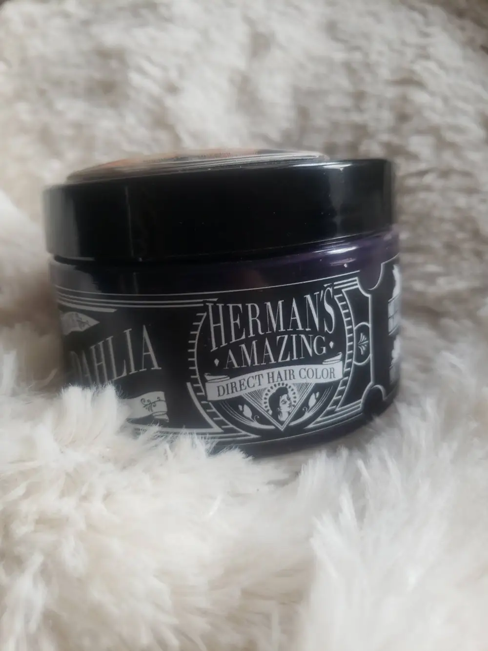 HERMAN'S AMAZING - Direct hair colour black dahlia 