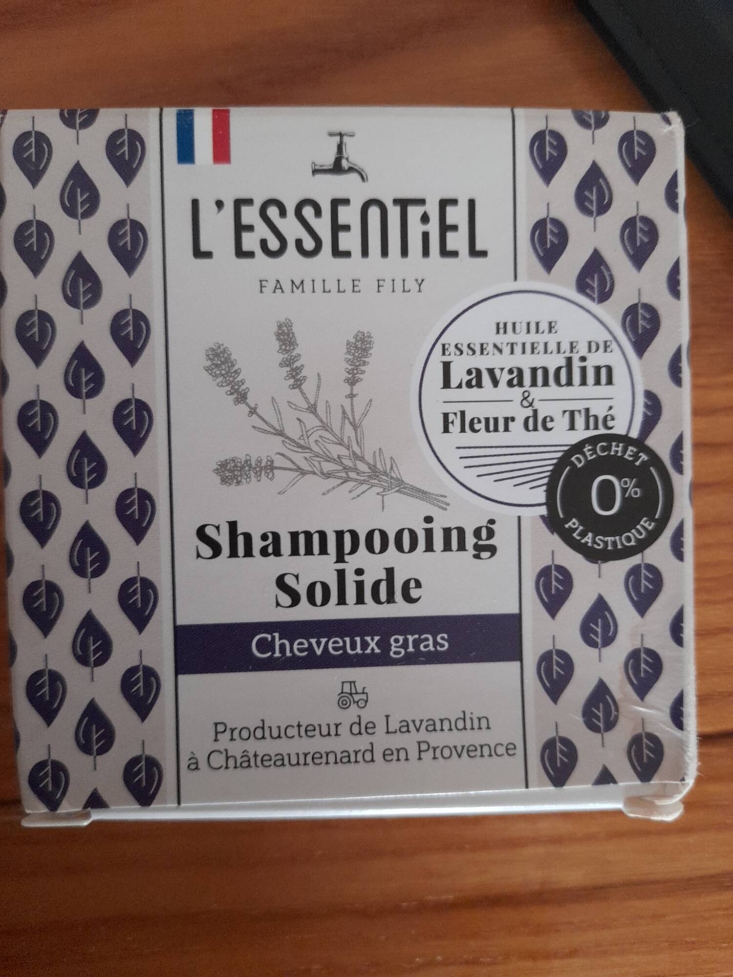 L ESSENTIEL - Cheveux gras - Shampooing solide
