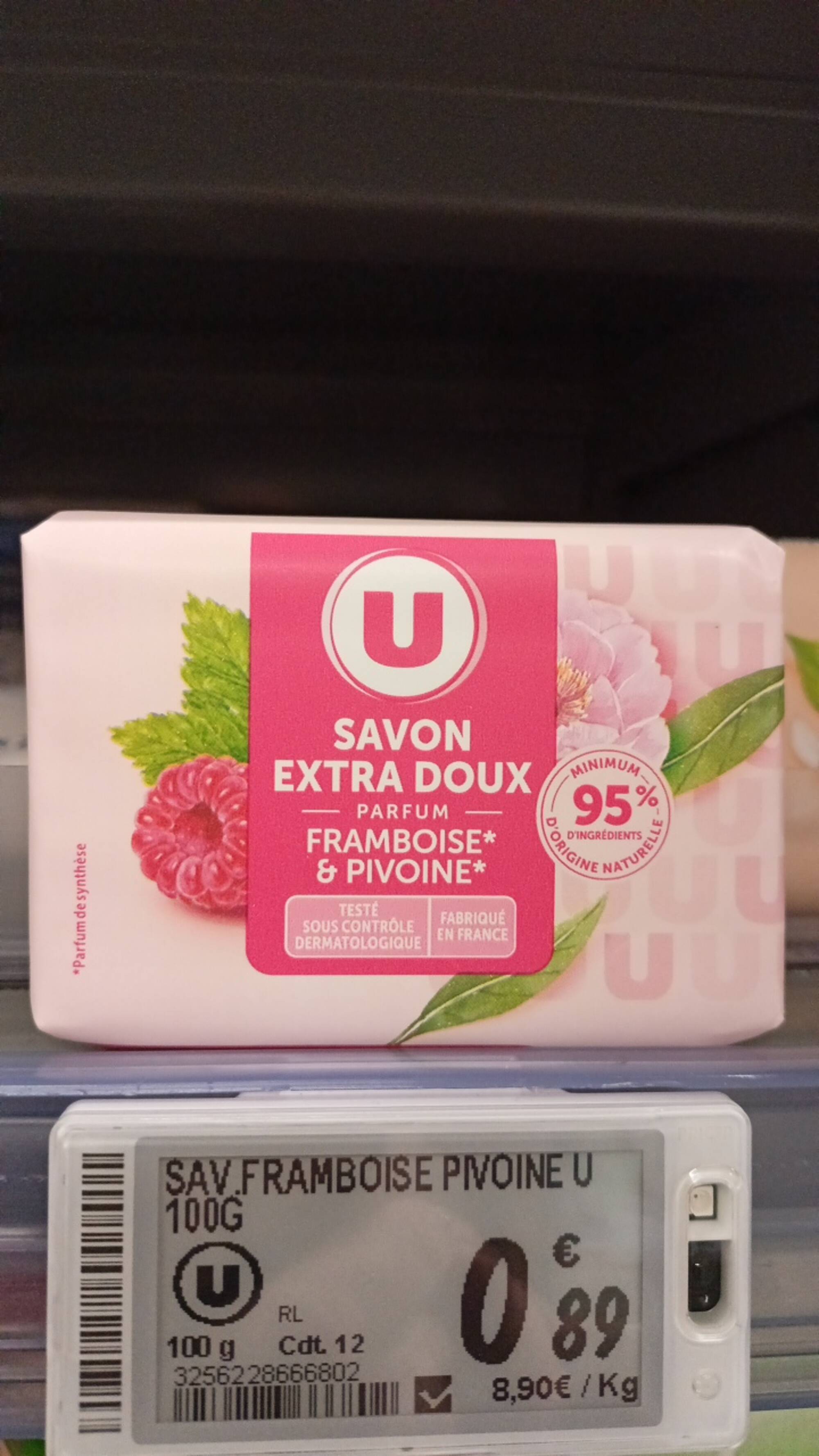 U - Extra doux - Savon