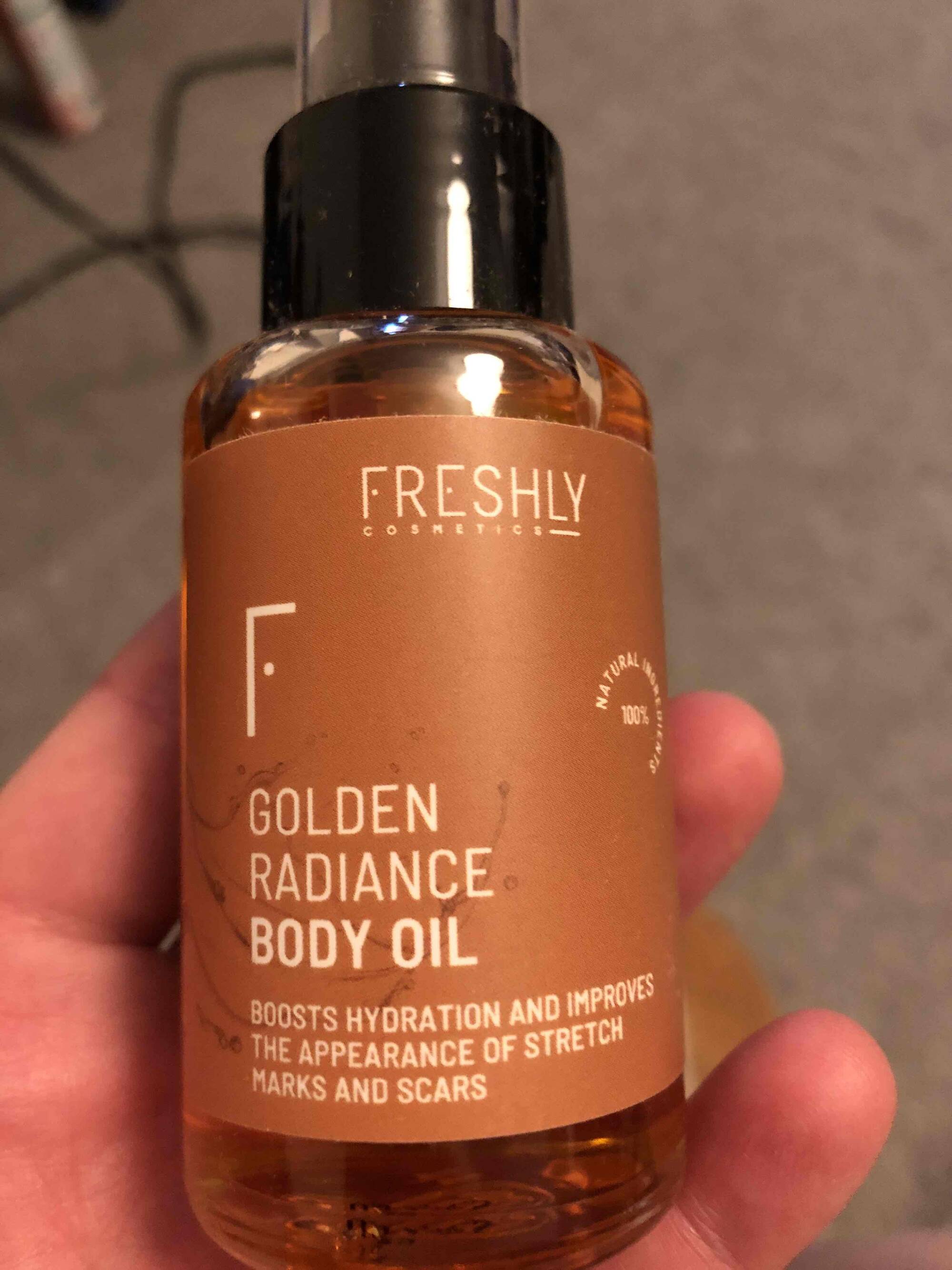 FRESHLY - Golden radiance body oil