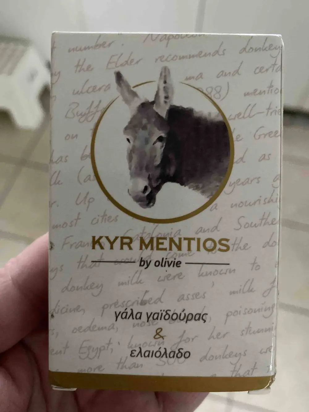 OLIVIE - Kyr mentios - Pain de savon