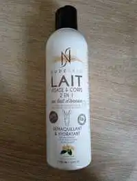 NUDESKIN - Lait 2 en 1 visage & corps au lait d'ânesse