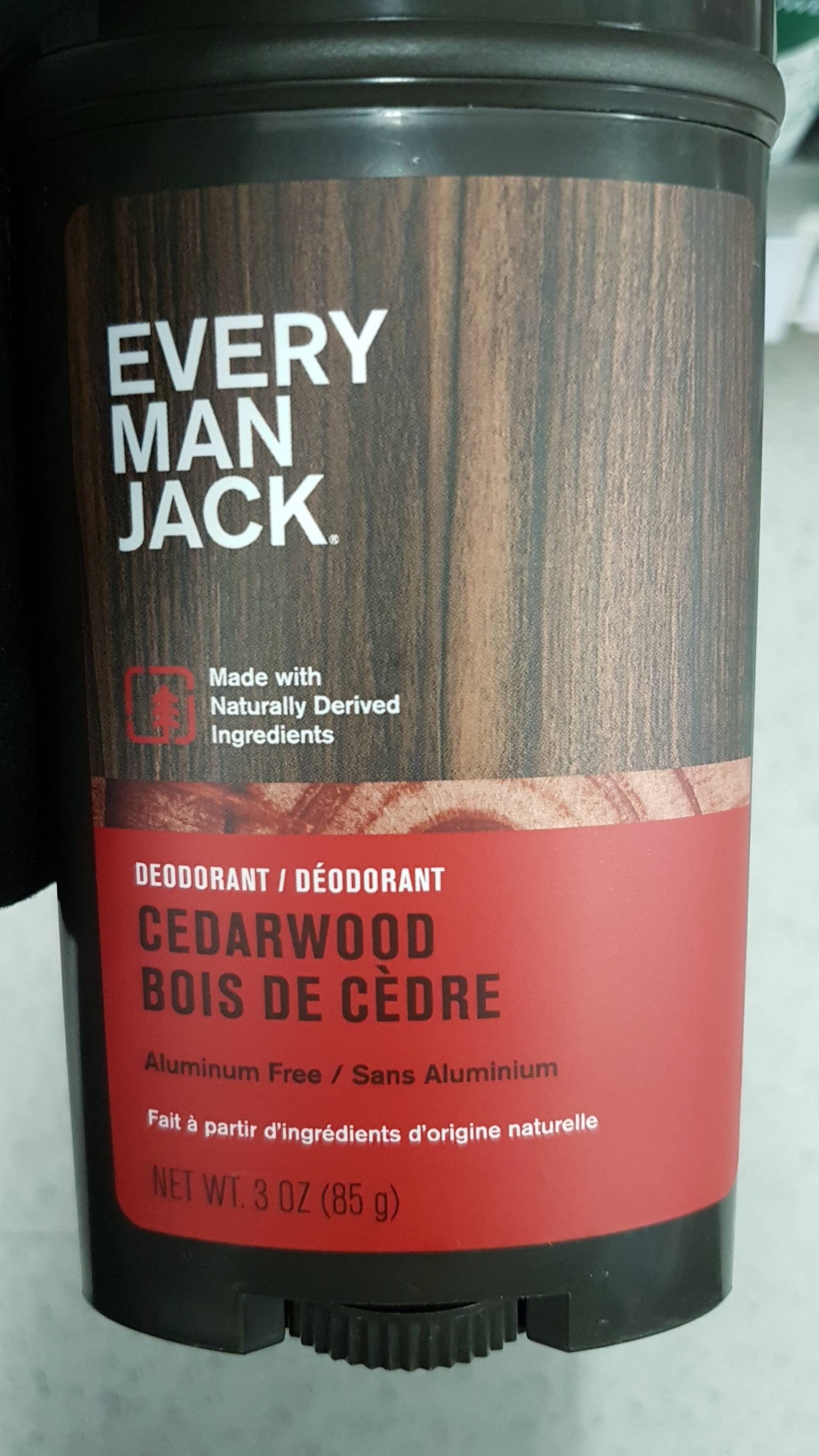 EVERY MAN JACK - Bois de cèdre - Déodorant