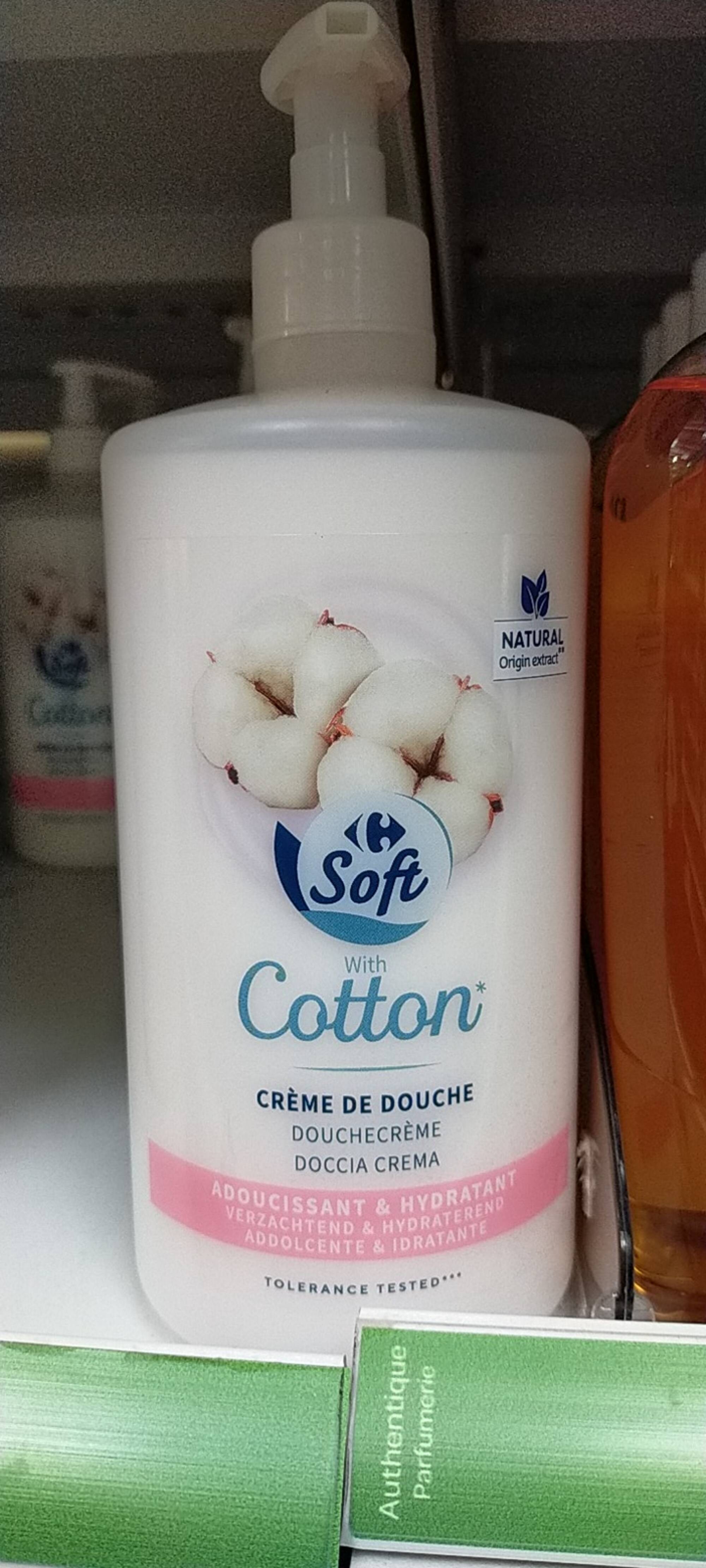 CARREFOUR - Soft cotton - Crème de douche