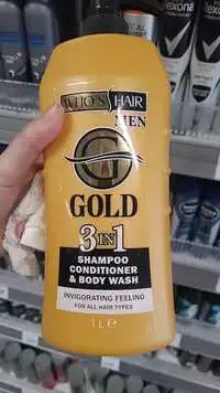 WHO'S HAIR ? - Gold men 3 in 1 men