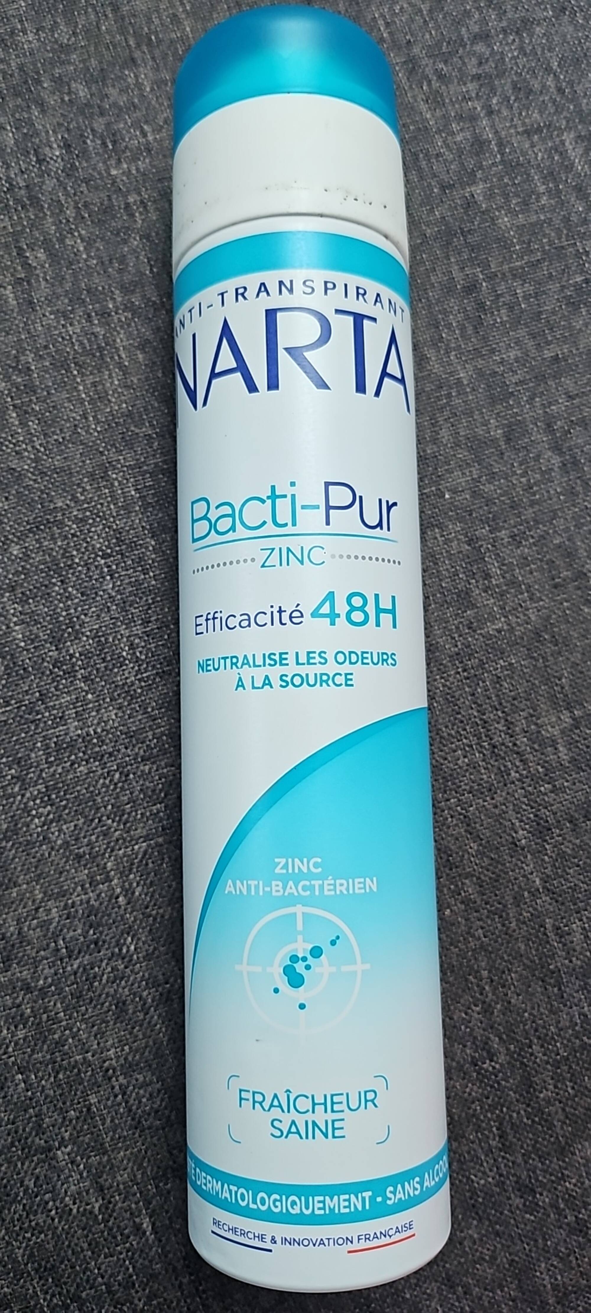 NARTA - Bacti-pur - Déodorant éfficacité 48h