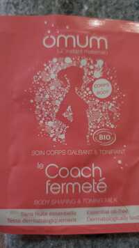 OMUM  - Coach fermeté - Soin corps galbant et tonifiant