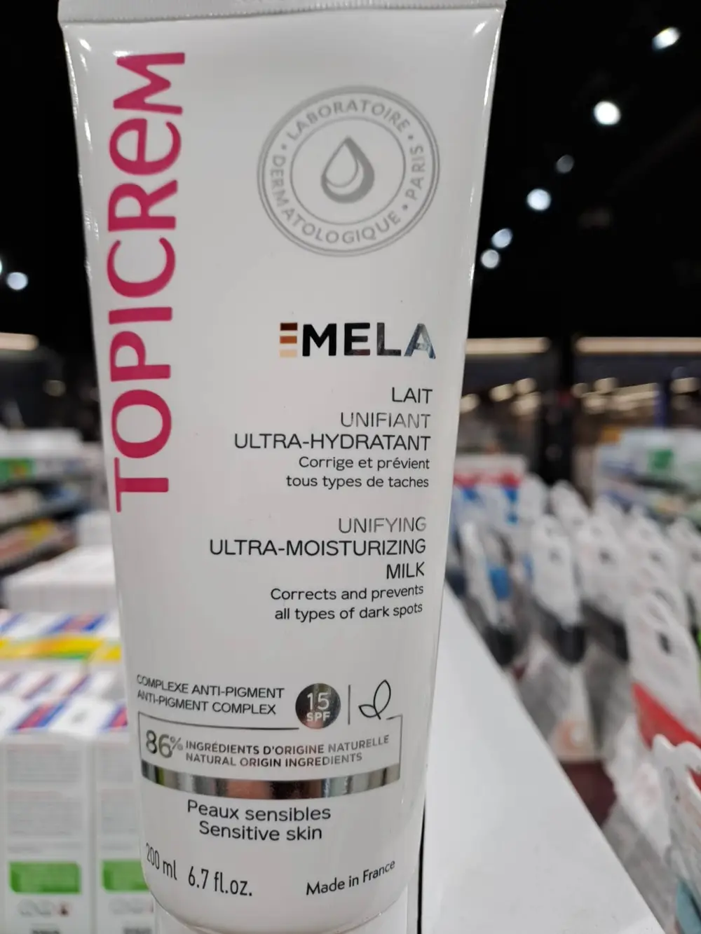 TOPICREM - Mela - Lait unifiant ultra-hydratant